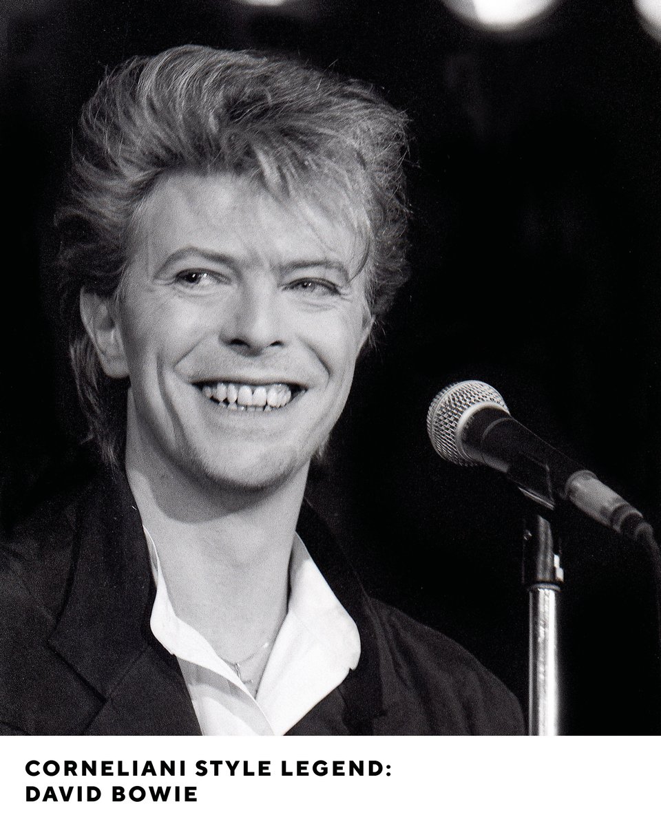 Corneliani_com's tweet photo. David Bowie mastered the art of sartorial reinvention. Like his music, his style was fluid and ahead of its time. His many personas-flamboyant, rebellious -proved a key truth: clothing shapes not just our appearance, but also our behavior and identity.
#Corneliani #StyleLegends https://t.co/n2pcA918cK