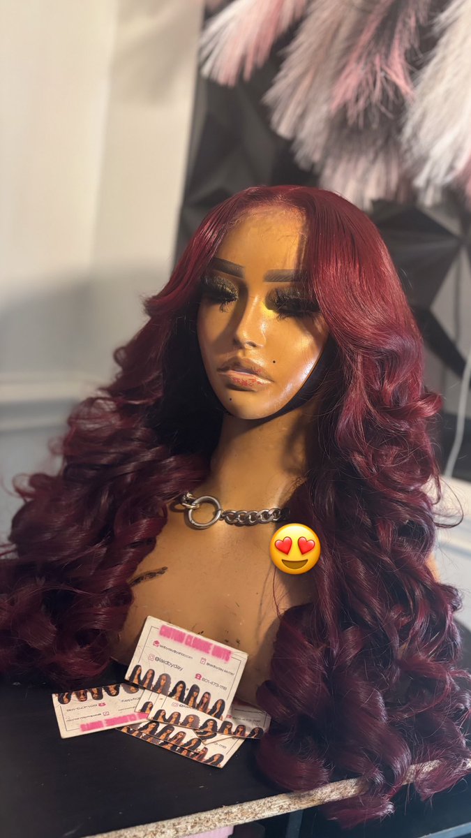 badlikeboosie's tweet image. #laidbyday 💋 #wigcustomization #customcolor