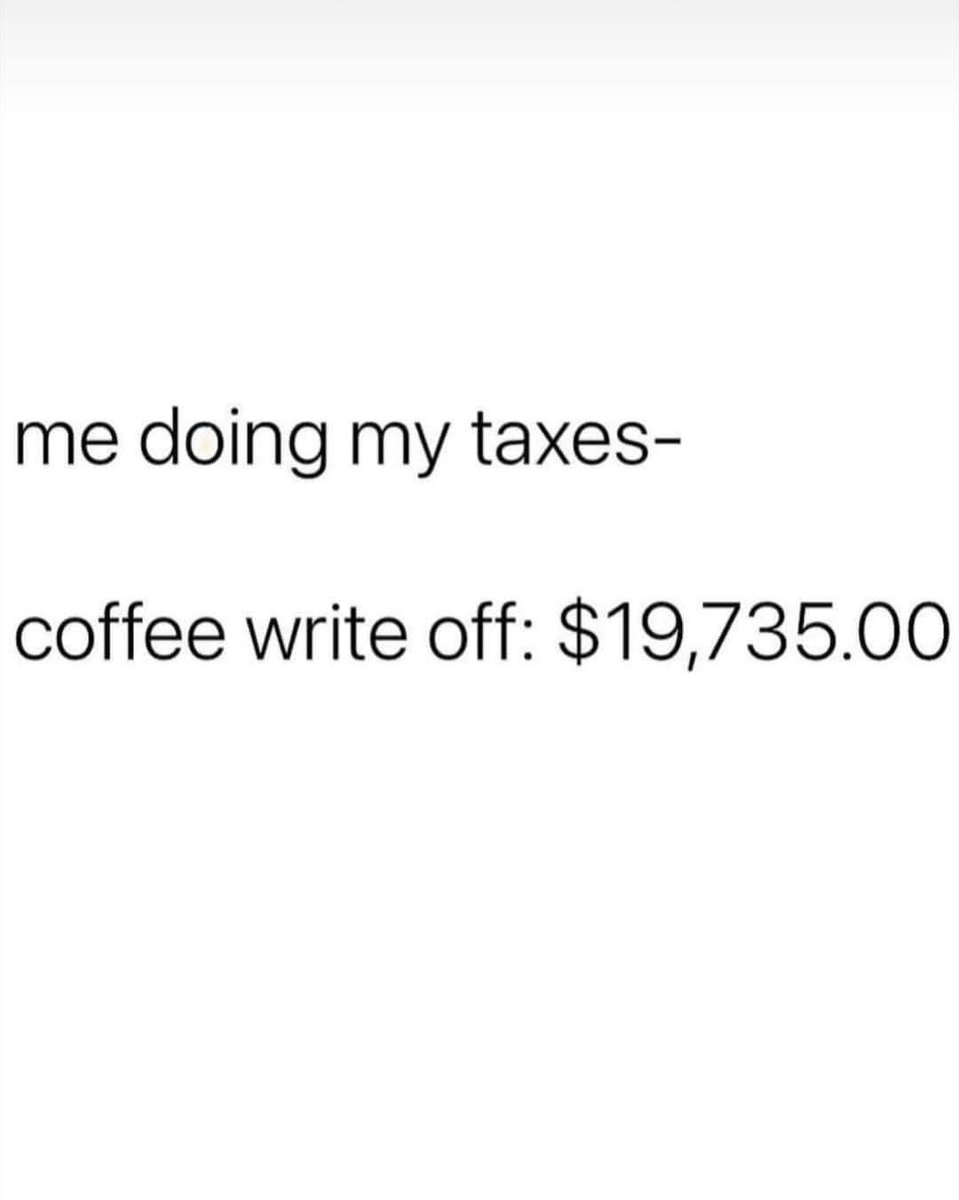 kristinethall's tweet photo. I mean, coffee's a legit office supply, right? (rhetorical, y'all.) 🤩
Thanks to FB friend #CoffeeMemesandQuotes for the giggle today.
#Mondaying #coffeehelps #caffeinating #javalover https://t.co/rESjyeCZEO