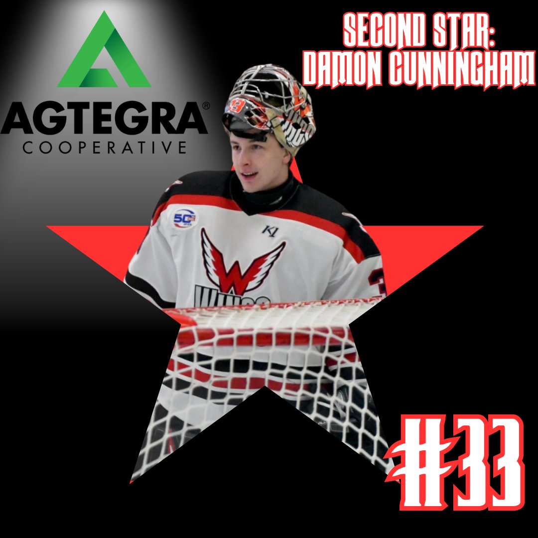AberdeenWings's tweet photo. Your Wings had a weekend sweep of the Watertown Shamrocks! So, these are your Agtegra Stars of the Week!
⭐️Leonid Bulgakov
⭐️⭐️Damon Cunningham
⭐️⭐️⭐️Sebastian Lillsund
#WingsFamily #LETSGOWINGS #NAHL https://t.co/TwfCJsWVqB