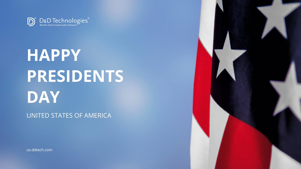 DDTechGlobal's tweet photo. This #PresidentsDay, we honor the great leaders who built a strong nation—just like a well-secured gate protects what matters most. What leadership value do you admire most? Drop your thoughts below! ⬇️ #Leadership #SafeAtHome #DDTechnologiesUSA https://t.co/fCIMfZW3BH