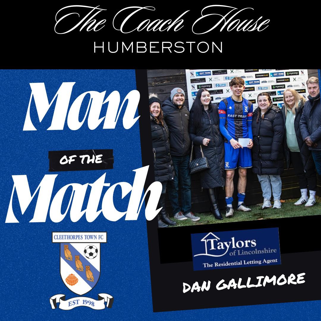 We had 2 match sponsors last Saturday and both chose different players 👏🏻

<a href="/Bradders_Abbott/">Brad Abbott</a> was picked by Ocean Blue Logistics 

<a href="/DanGallimore_/">Daniel Gallimore</a> was chosen by <a href="/sylvesterkeal/">Sylvesterkeal</a> 

Two great choices from two great local businesses.

Thank you to the <a href="/thecoachy1/">THE COACH HOUSE</a> for providing the award