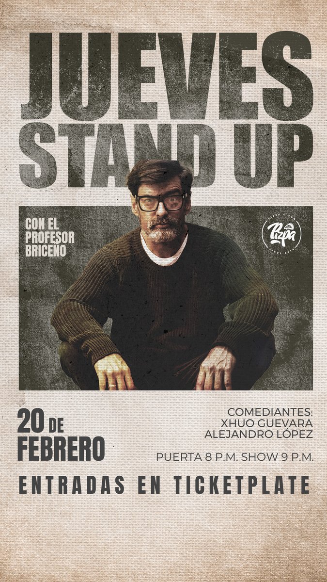 Caracas, este Jueves en <a href="/pizpafun/">🍕Pizpafun🍕</a> junto a <a href="/xhuoguevara/">Xhuo</a> y @alescopio EL MEJOR PIZZA/BAR CON LA MEJOR COMEDIA EN VIVO DEL PAÍS. ticketplate.com/checkout/jueve…