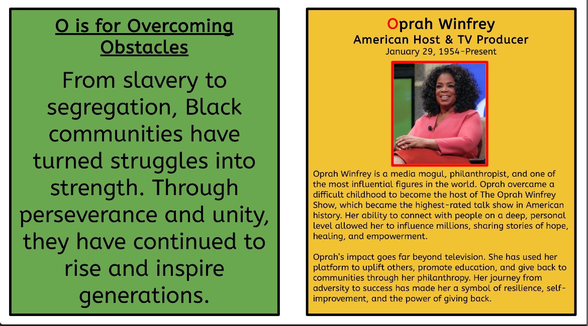 O is for Overcoming Obstacles! #BlackHistoryMonth2025
