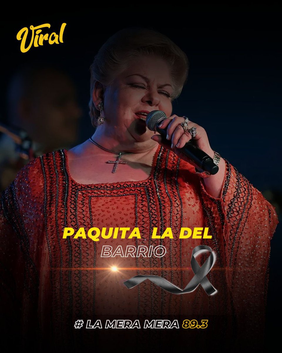 📢 ÚLTIMA HORA: LUTO EN LA MÚSICA MEXICANA 💔🎶

Con profundo pesar, informamos el fallecimiento de <a href="/paquitaoficialb/">Paquita la del Barrio</a> 😞💐 Su voz y su legado marcaron generaciones con himnos inolvidables