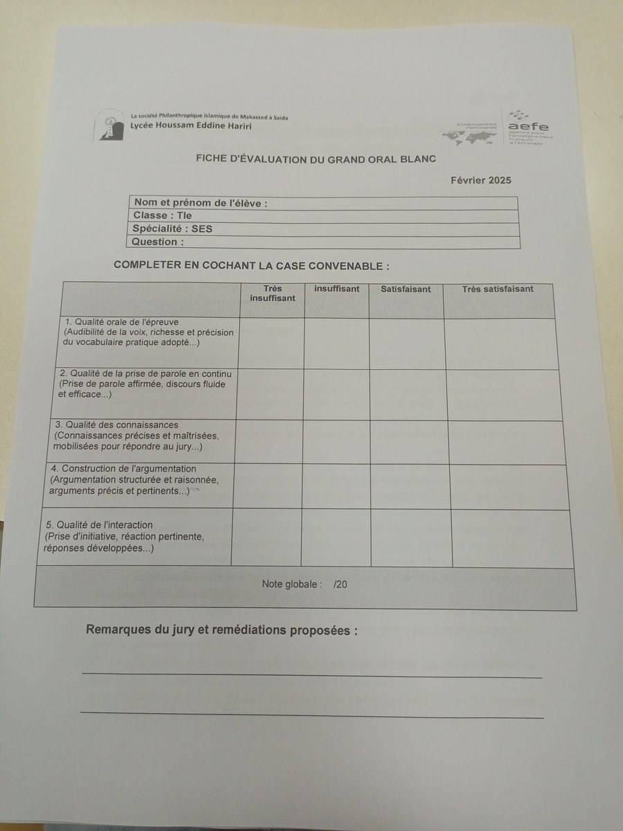 Khodor Terro (@kterro82976) on Twitter photo Exercice oral en SES 🎤, avec focus sur la tonation et la présentation.
Objectif : implanter une idée 💡 et créer une problématique 📝.
La prochaine séance portera sur la présentation officielle 🎓.
<a href="/Hhhsinfo/">Houssam Hariri HS</a>
<a href="/DidiSaleh10/">Diana Saleh</a>
<a href="/ea_rania/">Rania El Abbassi</a> Exercice oral en SES 🎤, avec focus sur la tonation et la présentation.
Objectif : implanter une idée 💡 et créer une problématique 📝.
La prochaine séance portera sur la présentation officielle 🎓.
<a href="/Hhhsinfo/">Houssam Hariri HS</a>
<a href="/DidiSaleh10/">Diana Saleh</a>
<a href="/ea_rania/">Rania El Abbassi</a>
