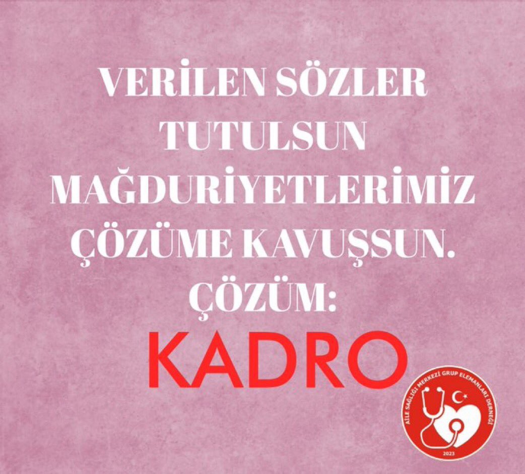 Birinci basamakta ikinci sınıf muamele görüyoruz

#NeZaman