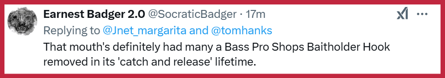 SocraticBadger's tweet image. ~ Christ, the Clinique Chubby Stick Cheek Colour Balm matches the hat.  #notbodyshaming