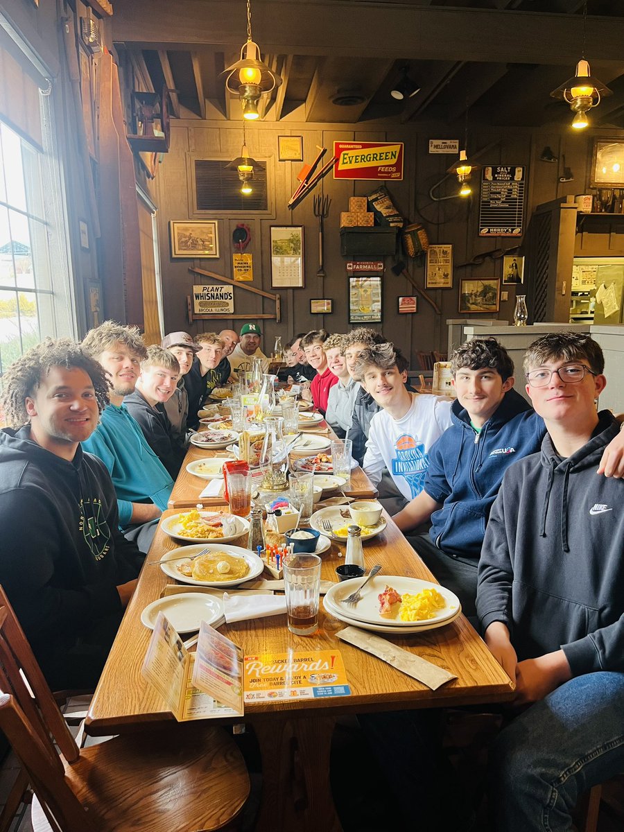 Cougars kicking the district tourney week off with a good Cracker Barrel breakfast! 

<a href="/HarkleroadCory/">Cory Harkleroad</a> <a href="/CoachCain5/">Emory Cain</a> <a href="/BlayneJackson24/">blayne</a> <a href="/Benpickel2/">ben pickel</a> <a href="/aidenboivin4/">aidenboivin</a> <a href="/jaylen_stolz/">JaylenStolz2026</a> <a href="/djth0mpson/">dj thompson</a> <a href="/dhark2026/">Dylan Harkleroad</a> <a href="/AidenSansevero/">sansy</a> <a href="/NSAcougars/">Northview Senior Academy</a>