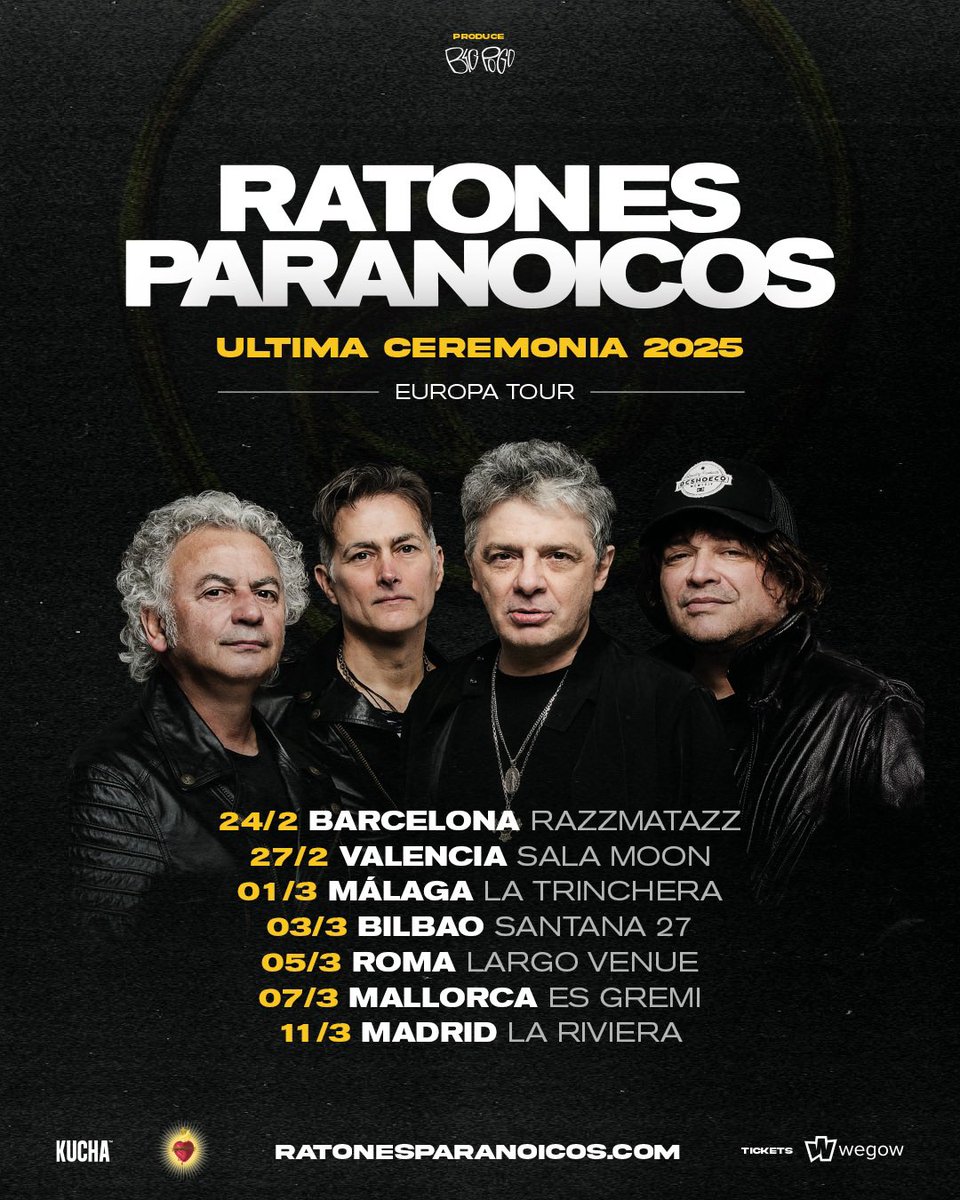 Falta poco para la gira de España e Italia! A qué show van?