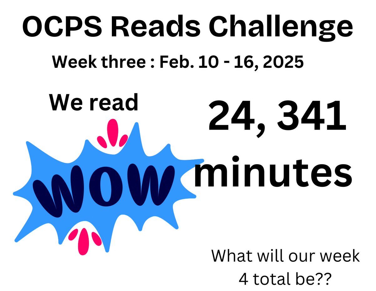 So proud of our students and staff!  Love to see so many students excited about reading!! <a href="/OCPSnews/">ocpsnews</a>
