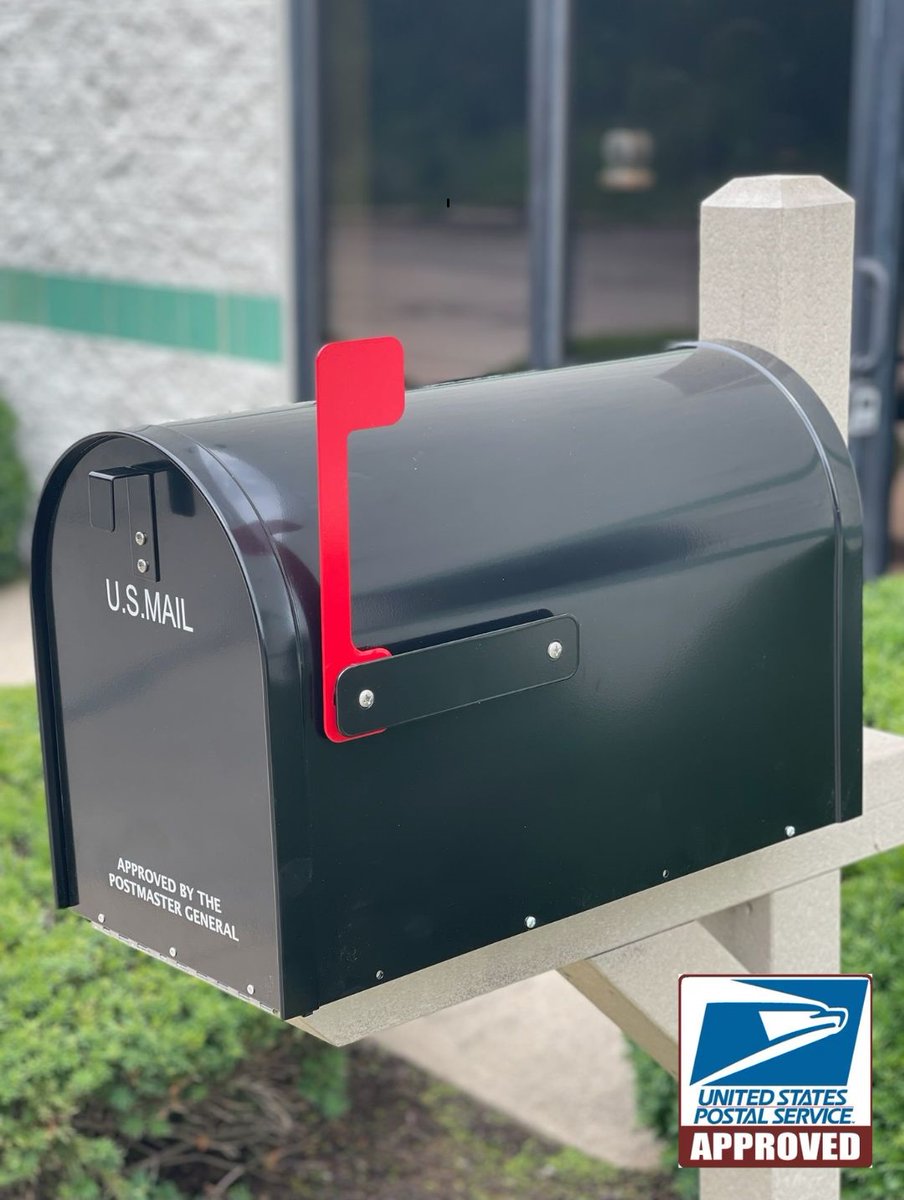 EstesDesigns's tweet image. Our premium Estes T3 Heavy Duty Rust-Resistant mailbox is large enough that it can fit small packages. This mailbox features a magnetic door latch, aluminum door hinge and a powder-coated finish. Most importantly, it is USPS approved. We offer this mailbox in three colors!