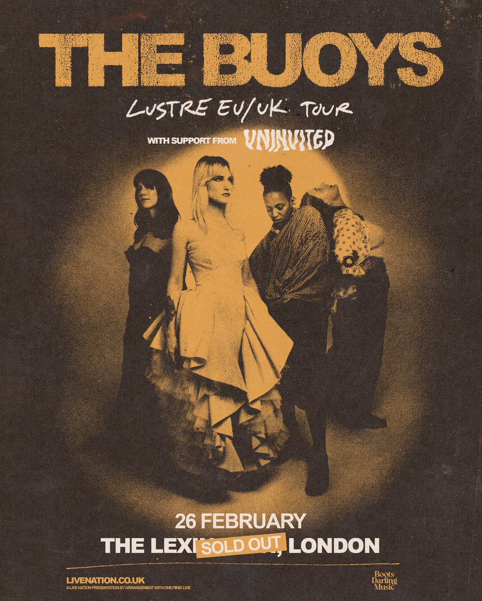 London is SOLD OUT!! We head back out on tour on Friday with @TheBuoys starting in glasgow which is close to selling out! Hope to see you all soon ❤️‍🔥