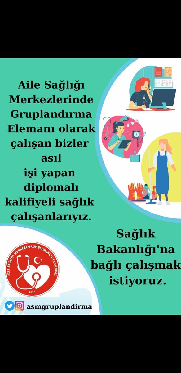 Aile Sağlığı Merkezi grup elemanlarının, verdikleri emekler göz ardı edilmemeli. Daha iyi koşullar, daha iyi hizmet demektir!

#NeZaman