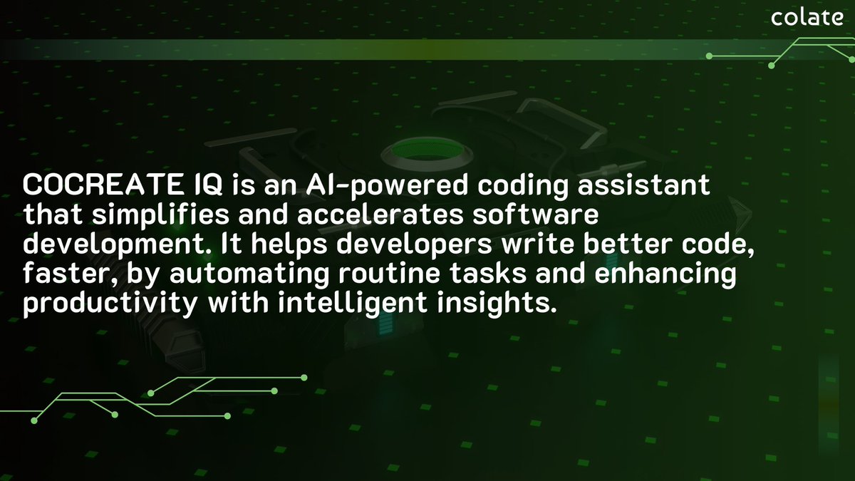 ColateAi's tweet image. 🚀 Experience Smarter Coding with COCREATE IQ!

An AI-powered coding assistant that accelerates development by automating tasks and boosting productivity with intelligent insights.

👉 Try now  marketplace.visualstudio.com/items?itemName…

#COCREATEIQ #AIForDevelopers #SmartCoding  #Colate #TryNow