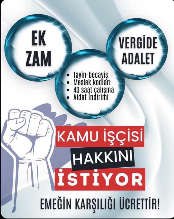 #İşçiSözleşmeBekliyor