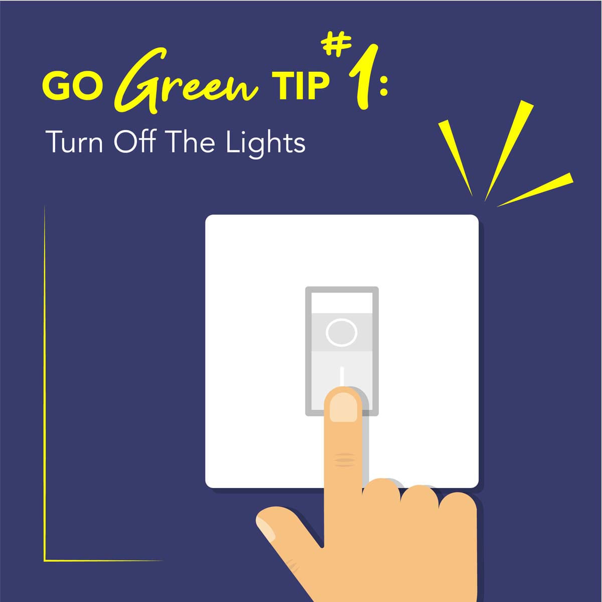 Kawsah_'s tweet photo. There’s usually no need to light up an empty room, so make a habit of turning them off before you go. The Earth will thank you and so will your wallet. https://t.co/TaKouzSOR5