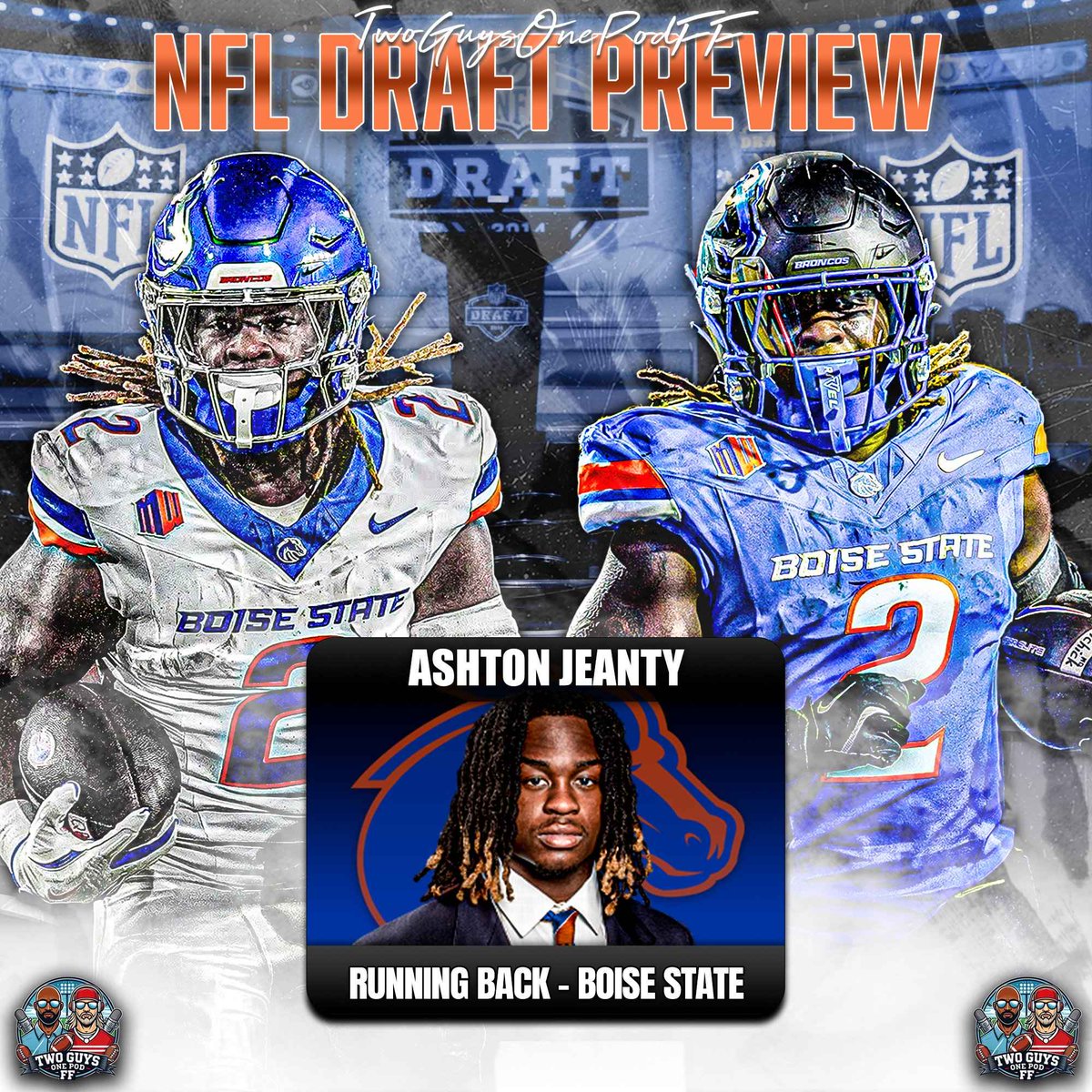 duckleaguechamp's tweet image. Players are moving, stocks are rising! Ashton Jeanty aims to be the first G5 RB in the first round since 2018. Will he make history? Let’s find out together! 🚀 #DraftWatch #NFL2025