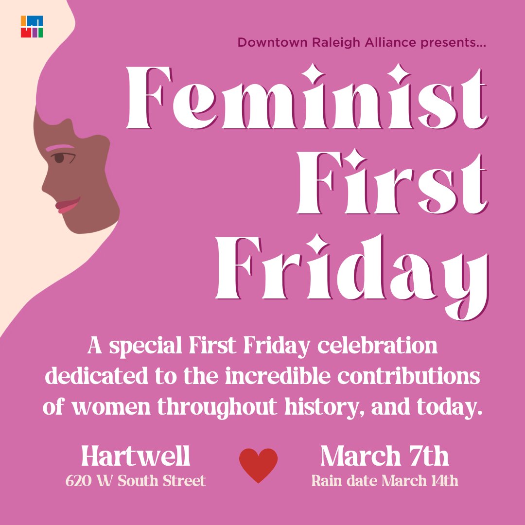Who runs the world? Girls 💖 Mark your calendars for the return of Feminist First Friday to kick-off Women's History Month.

Join us at Hartwell for free professional headshots, a women-owned vendor market, live music, a community art project, and more!

📆 March 7th, 5-8pm