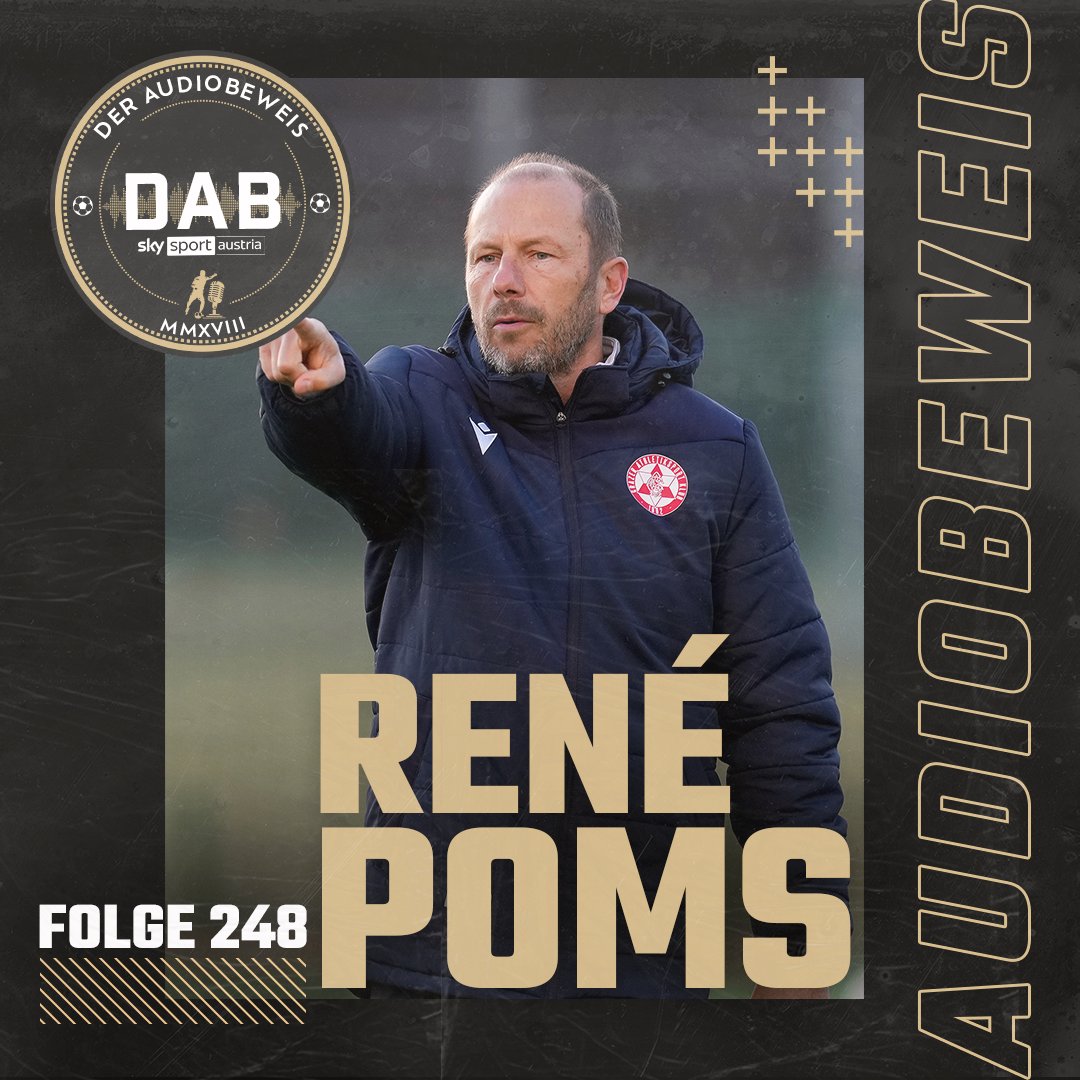Wir sprechen in der neuesten Podcast-Folge mit
<a href="/grazerak/">GAK 1902</a>-Trainer Rene #Poms! 🎙️ 

Themen sind u.a. der Kampf gegen den Abstieg und der Kaderumbruch. Wie zufrieden ist der 49-Jährige mit den Winter-Neuzugängen? Was zeichnet einen guten Cheftrainer aus und aus welchem Fehler hat