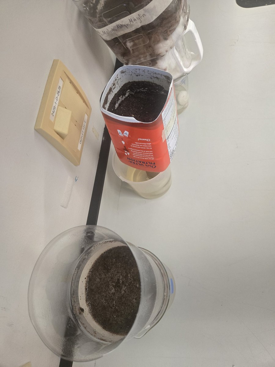GHMS_Science8's tweet image. 8th grade @GHMS_Grizzlies science students designed, built and tested greywater filtration devices over the past week. They will finalize and conclude their results tomorrow and reflect on their work as well as think critically on next steps!