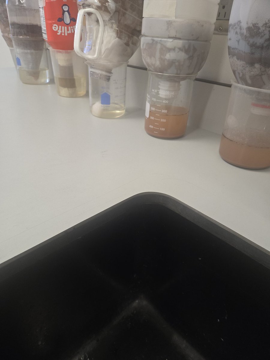 GHMS_Science8's tweet image. 8th grade @GHMS_Grizzlies science students designed, built and tested greywater filtration devices over the past week. They will finalize and conclude their results tomorrow and reflect on their work as well as think critically on next steps!
