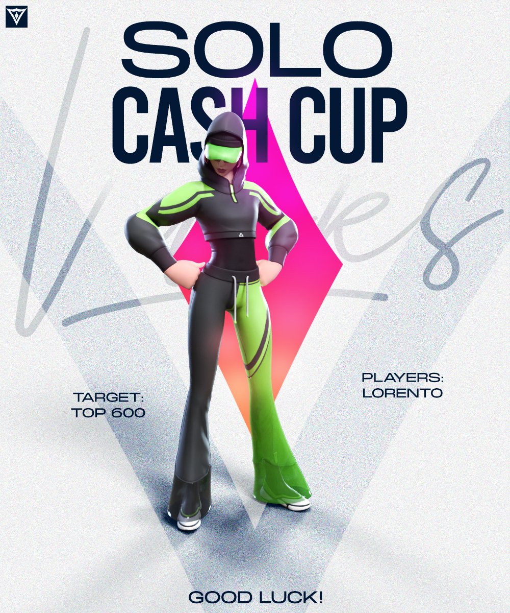 L'une des dernières Solo Cash Cup de la saison débute à 19h. 🏆

Bonne chance <a href="/LORENTOFN/">LORENTO</a> ! 🍀

#WeAreValks 🩷🧡