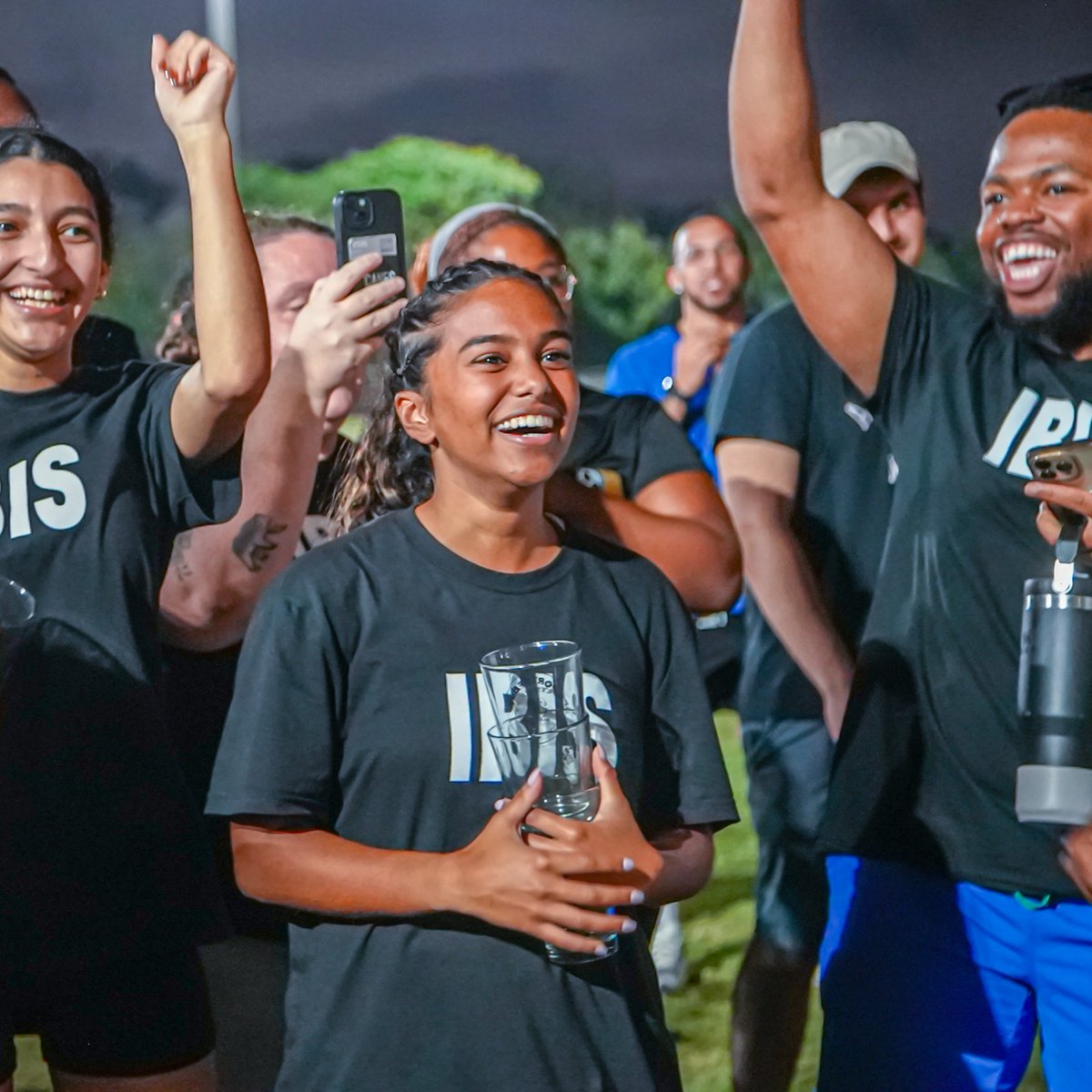 UMiami_SA's tweet photo. It's a first! Congratulations to the @UMiamiWellness Sportsfest champions 🏆 , @CanesLiveOn Ibis Residential College. #Firstyear #FirstWin #FirstYearStudents https://t.co/E0bQFywfhM