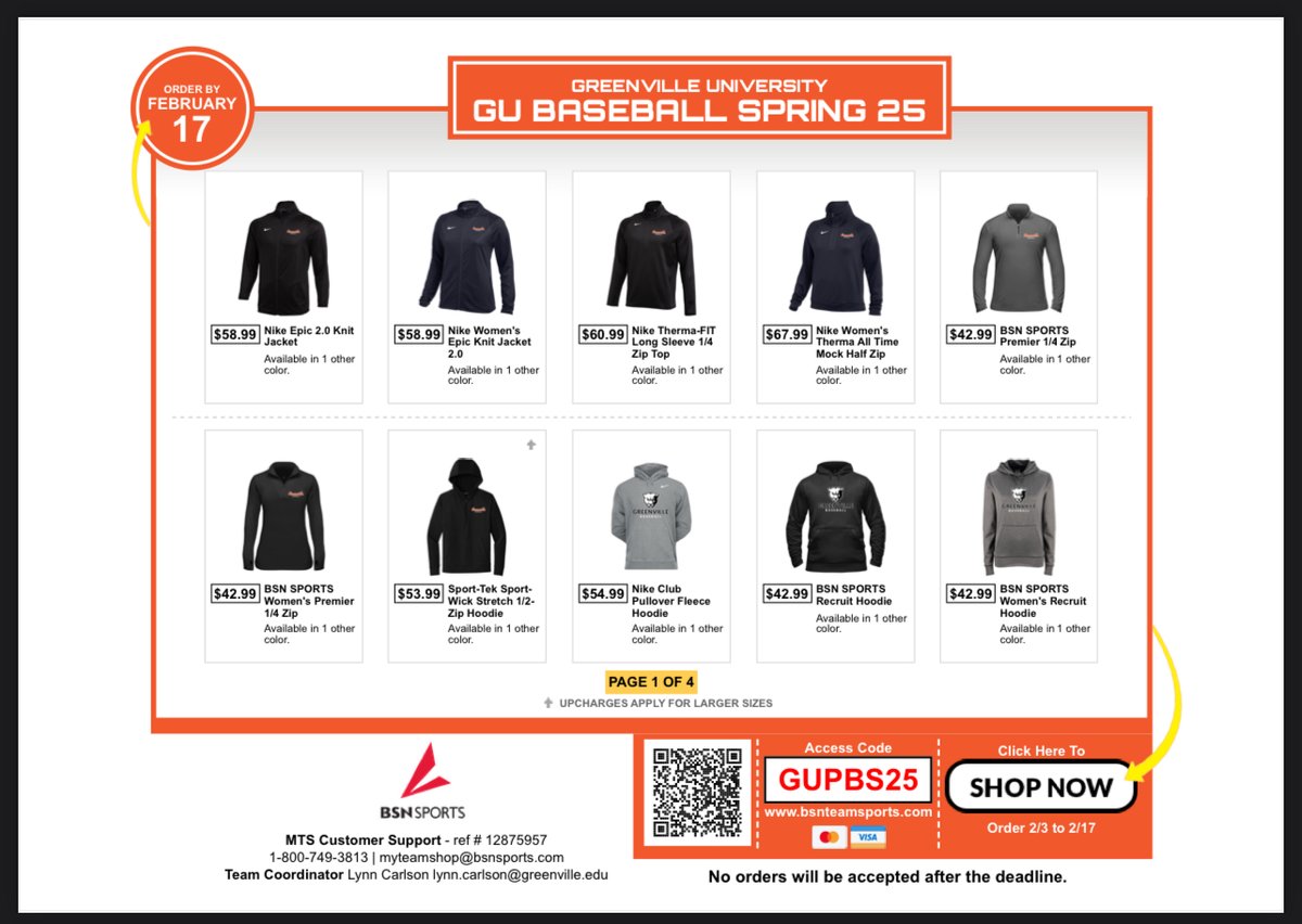 Greenville University Baseball tweet media