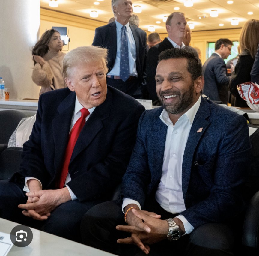 PorscheCutie's tweet photo. Americans right now ⬇️ Confirm Kash Patel @Kash_Patel https://t.co/yrc2q8tPMZ