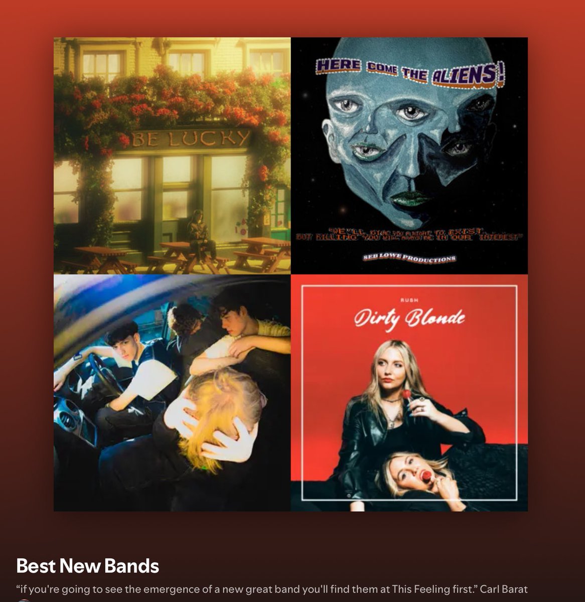 This Feeling (@this_feeling) on Twitter photo Best New Bands playlist adds 05/2025 🎸🔥
<a href="/LouisDunford/">Louis Dunford</a>
<a href="/Seb_lowe_music/">Seb Lowe</a>
<a href="/weredirtyblonde/">Dirty Blonde</a>
<a href="/hannahweedalll/">Hannah Weedall</a>
<a href="/CasinoClubBand/">Casino Club</a>
<a href="/SocialClubBand/">The Social Club</a>
<a href="/M4SIM4SI/">MASI MASI</a> & more!
🔊 open.spotify.com/playlist/3ku8L… Best New Bands playlist adds 05/2025 🎸🔥
<a href="/LouisDunford/">Louis Dunford</a>
<a href="/Seb_lowe_music/">Seb Lowe</a>
<a href="/weredirtyblonde/">Dirty Blonde</a>
<a href="/hannahweedalll/">Hannah Weedall</a>
<a href="/CasinoClubBand/">Casino Club</a>
<a href="/SocialClubBand/">The Social Club</a>
<a href="/M4SIM4SI/">MASI MASI</a> & more!
🔊 open.spotify.com/playlist/3ku8L…