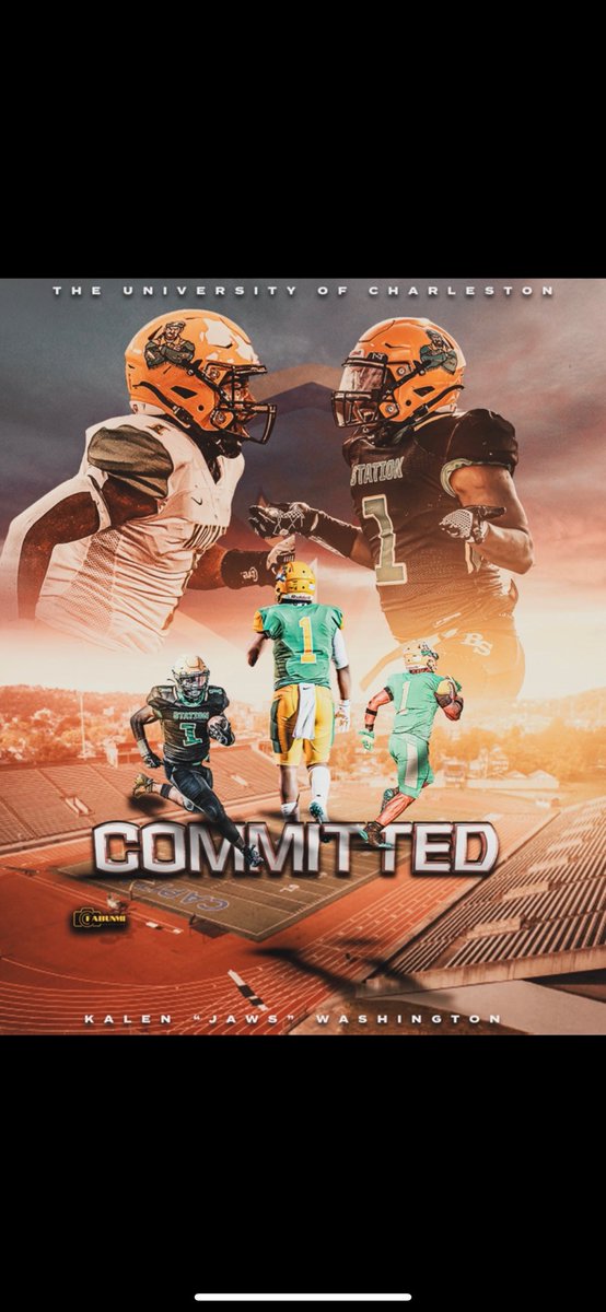 Kalen Jaws Washington (@kalenwashington) on Twitter photo Blessed to announce I will be taking my athletic and academic career to the Univeristy Of Charleston🙏🏽. <a href="/UCWV_Football/">University of Charleston Football</a> <a href="/bryanstationfb/">Bryan Station Football</a> <a href="/coachhawkins1/">Coach Phil Hawkins</a> <a href="/jthas3/">J.T. Haskins Sr.</a> Blessed to announce I will be taking my athletic and academic career to the Univeristy Of Charleston🙏🏽. <a href="/UCWV_Football/">University of Charleston Football</a> <a href="/bryanstationfb/">Bryan Station Football</a> <a href="/coachhawkins1/">Coach Phil Hawkins</a> <a href="/jthas3/">J.T. Haskins Sr.</a>