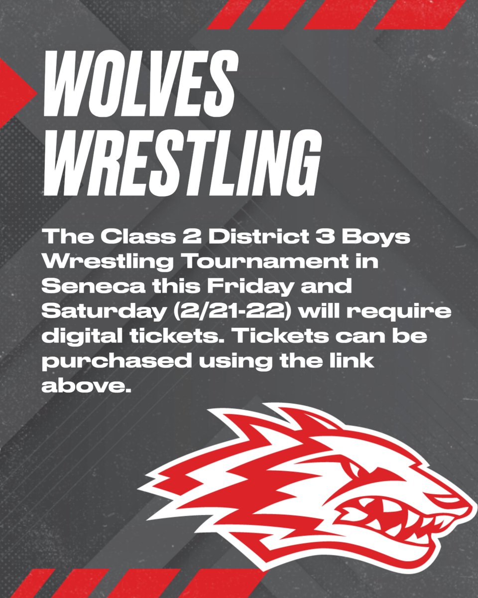 Reeds Spring Activities (@reedsspringad) on Twitter photo Digital tickets will be required at the Class 2 District 3 Wrestling Tournament in Seneca this Friday and Saturday.
mshsaa.org/Tickets.aspx
<a href="/RSWolves/">Reeds Spring Schools</a> <a href="/ReedsSpringHS/">RSHS Wolves 🐺</a> <a href="/MoSooner/">Perry Phillips</a> <a href="/RSWolveswrestle/">RSWolvesWrestling</a> Digital tickets will be required at the Class 2 District 3 Wrestling Tournament in Seneca this Friday and Saturday.
mshsaa.org/Tickets.aspx
<a href="/RSWolves/">Reeds Spring Schools</a> <a href="/ReedsSpringHS/">RSHS Wolves 🐺</a> <a href="/MoSooner/">Perry Phillips</a> <a href="/RSWolveswrestle/">RSWolvesWrestling</a>