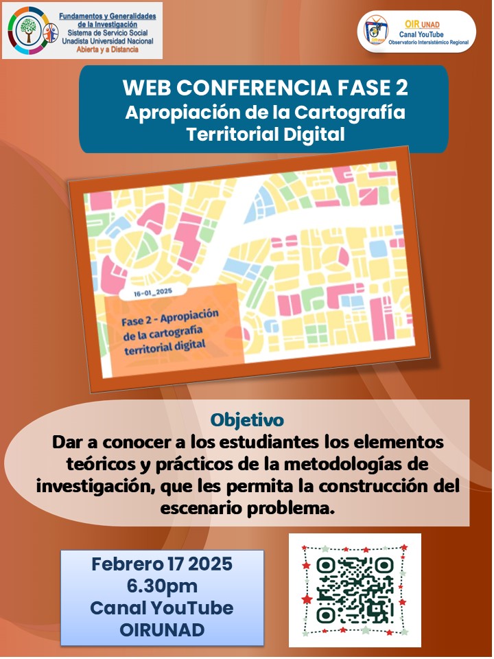 El OIR de las Regiones UNAD (@eloirdelaregion) on Twitter photo <a href="/ClaudiaMan13380/">Claudia Mantilla</a> <a href="/aibsiabato/">Andrea Isabel Barrera Siabato</a> <a href="/josefer97812400/">jfer.18</a> <a href="/DianaMariaAhum1/">Diana Maria Ahumada</a> <a href="/indunelson/">nelson vargas </a> @nmmorenol <a href="/julialbaangelo/">Julia Angel O</a> <a href="/RedDocentesUNAD/">Red Docentes UNAD</a> <a href="/RedestUNAD/">RedDEstudiantes UNAD</a> <a href="/UniversidadUNAD/">Universidad UNAD</a> #FundamentosGeneralidadesInvestigacion Apreciado estudiante, continuamos con la Fase 2: Apropiación de la cartografía territorial digital
Conéctate HOY 17 DE FEBRERO 6.30PM a la Web conferencia por el  Canal de Tv #OIR_UNAD por YouTube youtube.com/live/up5xz_dLX…
Muy importante para <a href="/ClaudiaMan13380/">Claudia Mantilla</a> <a href="/aibsiabato/">Andrea Isabel Barrera Siabato</a> <a href="/josefer97812400/">jfer.18</a> <a href="/DianaMariaAhum1/">Diana Maria Ahumada</a> <a href="/indunelson/">nelson vargas </a> @nmmorenol <a href="/julialbaangelo/">Julia Angel O</a> <a href="/RedDocentesUNAD/">Red Docentes UNAD</a> <a href="/RedestUNAD/">RedDEstudiantes UNAD</a> <a href="/UniversidadUNAD/">Universidad UNAD</a> #FundamentosGeneralidadesInvestigacion Apreciado estudiante, continuamos con la Fase 2: Apropiación de la cartografía territorial digital
Conéctate HOY 17 DE FEBRERO 6.30PM a la Web conferencia por el  Canal de Tv #OIR_UNAD por YouTube youtube.com/live/up5xz_dLX…
Muy importante para
