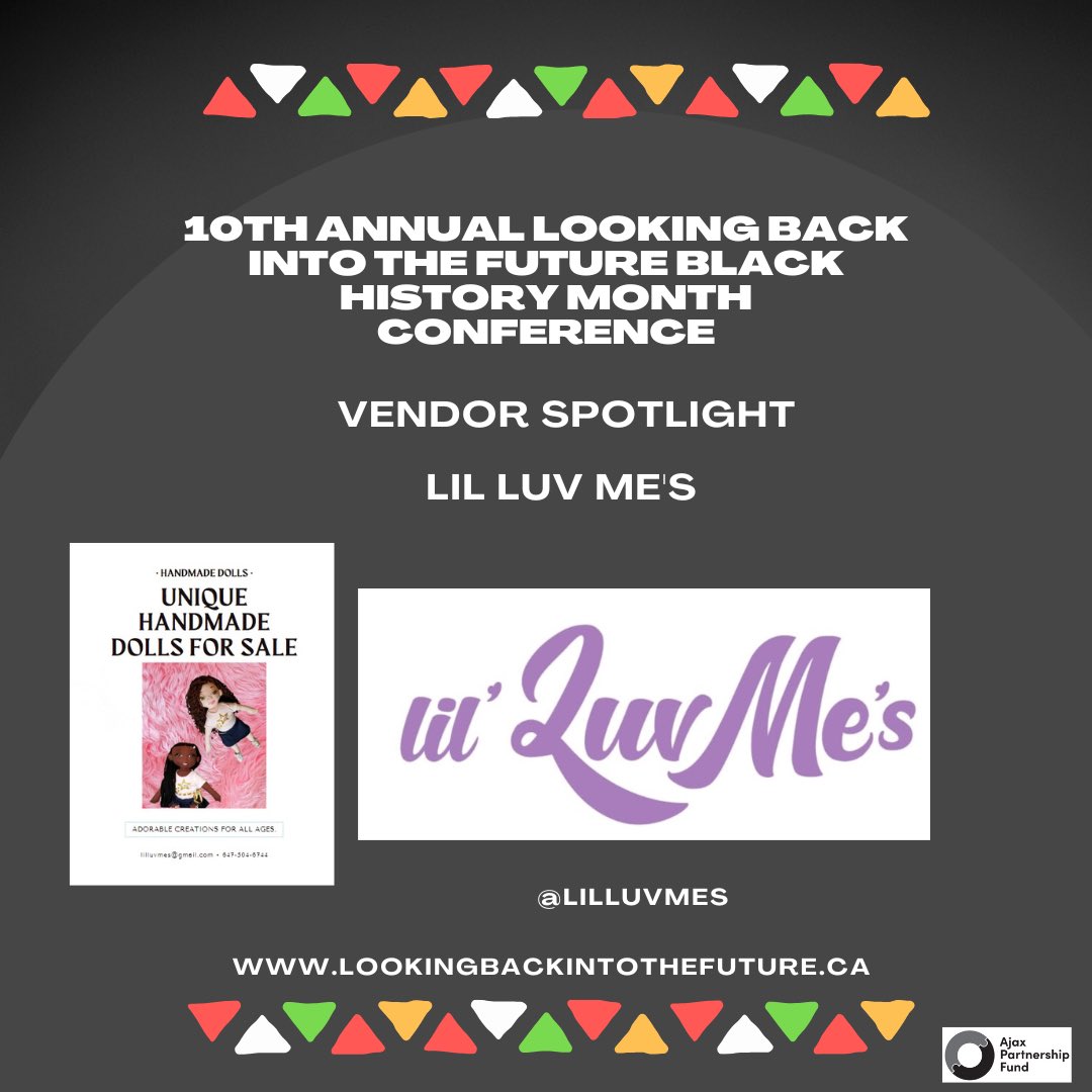 LookingBackInto's tweet photo. ✨✨***VENDOR SPOTLIGHT***✨✨

Lil' Luv Me's dolls collection promotes all skin tones and hair textures to accept diversity, self-love, and confidence to follow their dream with no limitations. 

Register for your FREE tickets: https://t.co/EjTotIOcUV https://t.co/TZZDakVbQm