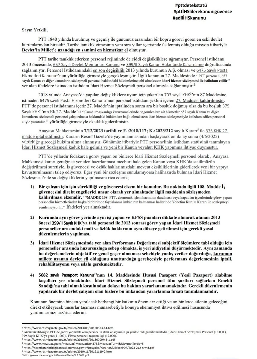 @nn0707_nn <a href="/suatkilic/">Suat KILIÇ</a> <a href="/Mv_CavitAri/">Cavit Arı</a>
<a href="/ratureli/">Rahmi Aşkın Türeli</a>
<a href="/cevdetakaychp/">Cevdet Akay</a>
<a href="/veliagbaba/">Veli Ağbaba</a>
<a href="/AVBakirlioglu/">Ahmet Vehbi BAKIRLIOĞLU</a>
<a href="/tahsinocakli/">Tahsin Ocaklı</a>

#pttihslilerekadro 
#pttdetekstatü
#adilihskanunu
#pttihslilerekanunigüvence