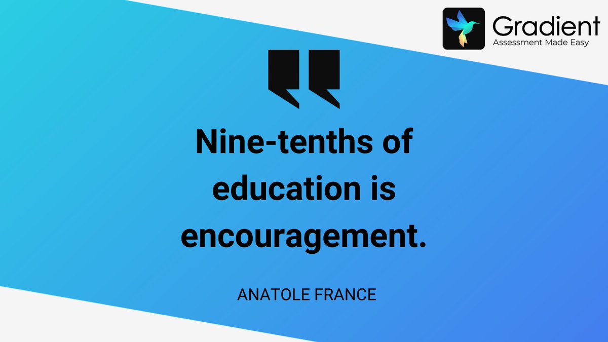 A little motivation for your Monday! #GradientK12 #mondaymotivation #edchat