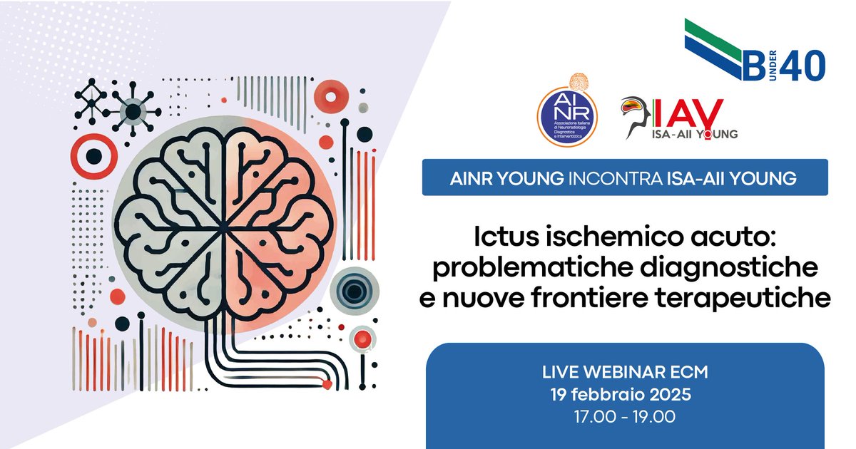 ISAYoung (@isa_aii_young) on Twitter photo Don't miss our Neurologists🧠/Neuroradiologists☢️ joint webinar with the Italian Association of Neuroradiology #AINR <a href="/EmilioLozupone/">Emilio Lozupone</a> <a href="/EttoreNicolini/">Ettore</a> <a href="/_federica_rizzo/">Federica Rizzo</a> <a href="/fdianamd/">Francesco Diana</a> <a href="/a_ciacciarelli/">Antonio Ciacciarelli</a> Don't miss our Neurologists🧠/Neuroradiologists☢️ joint webinar with the Italian Association of Neuroradiology #AINR <a href="/EmilioLozupone/">Emilio Lozupone</a> <a href="/EttoreNicolini/">Ettore</a> <a href="/_federica_rizzo/">Federica Rizzo</a> <a href="/fdianamd/">Francesco Diana</a> <a href="/a_ciacciarelli/">Antonio Ciacciarelli</a>