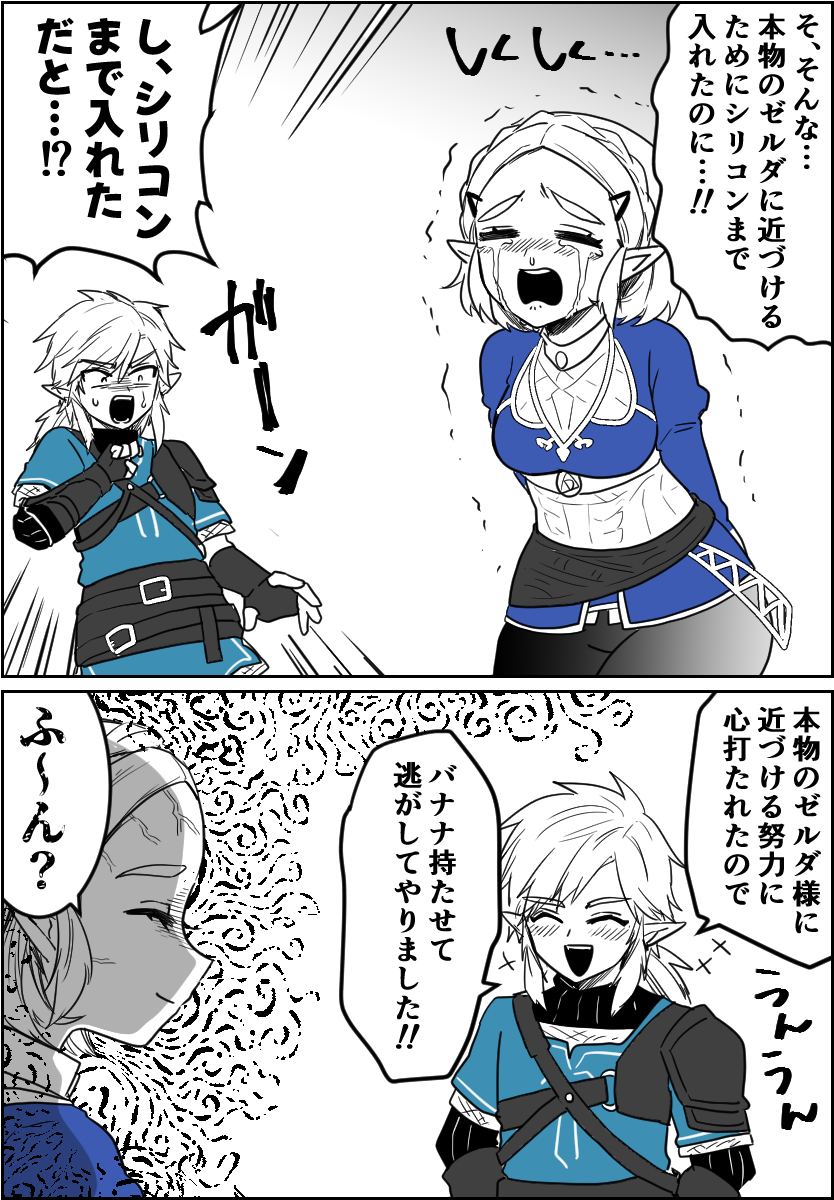 イーガ団の努力を認めるリンク君 