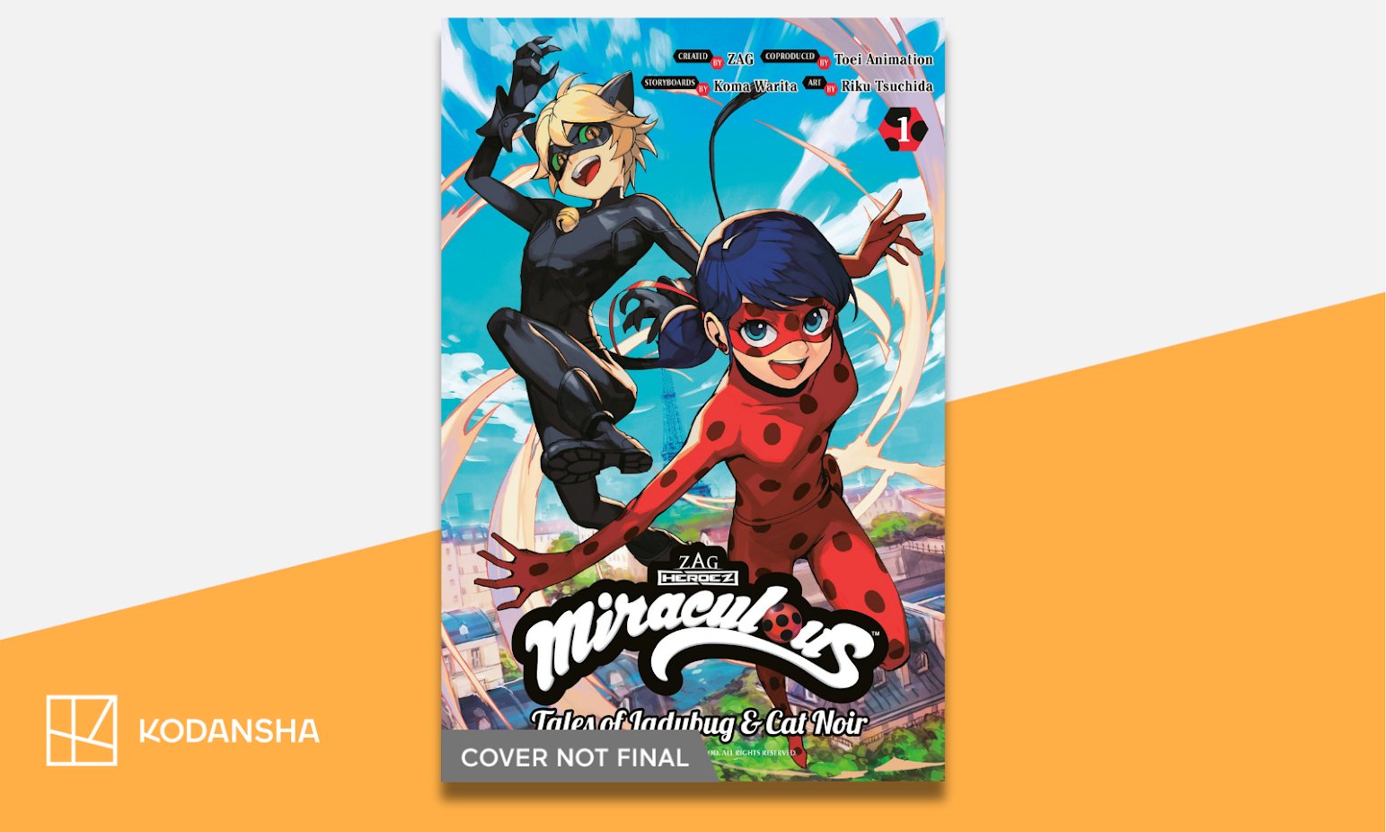 miraculous tales of ladybug and cat noir kodansha usa manga visual