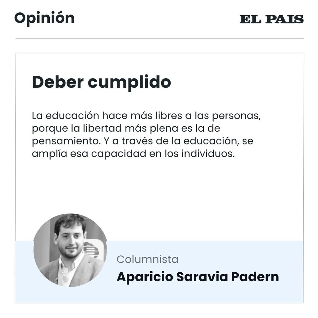 Sobre nuestra gestión al frente del Instituto de la Juventud. Y los logros de este gobierno en materia de juventudes.

Gracias <a href="/maguirreh/">martin aguirre</a>, por el espacio.

elpais.com.uy/opinion/column…
