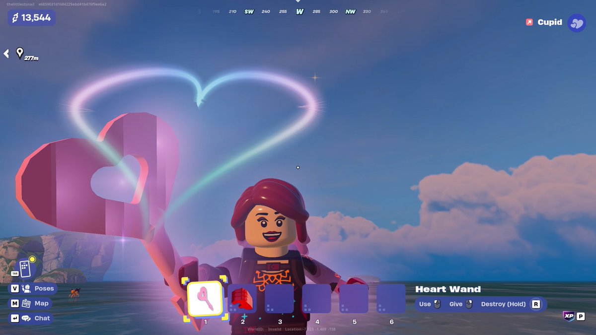 There's a HEART WAND in LEGO Brick Life now so obviously I'm just running around spamming it everywhere 🥰 #SpringIntoBrickLife