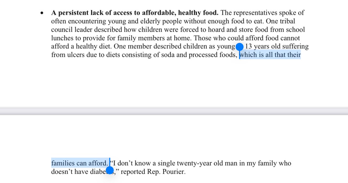 1/ Thank you for the question, Senator Lee. Respectfully, this is me in July publicly telling Secretary Vilsack that 13 year olds were going hungry due to high grocery prices.