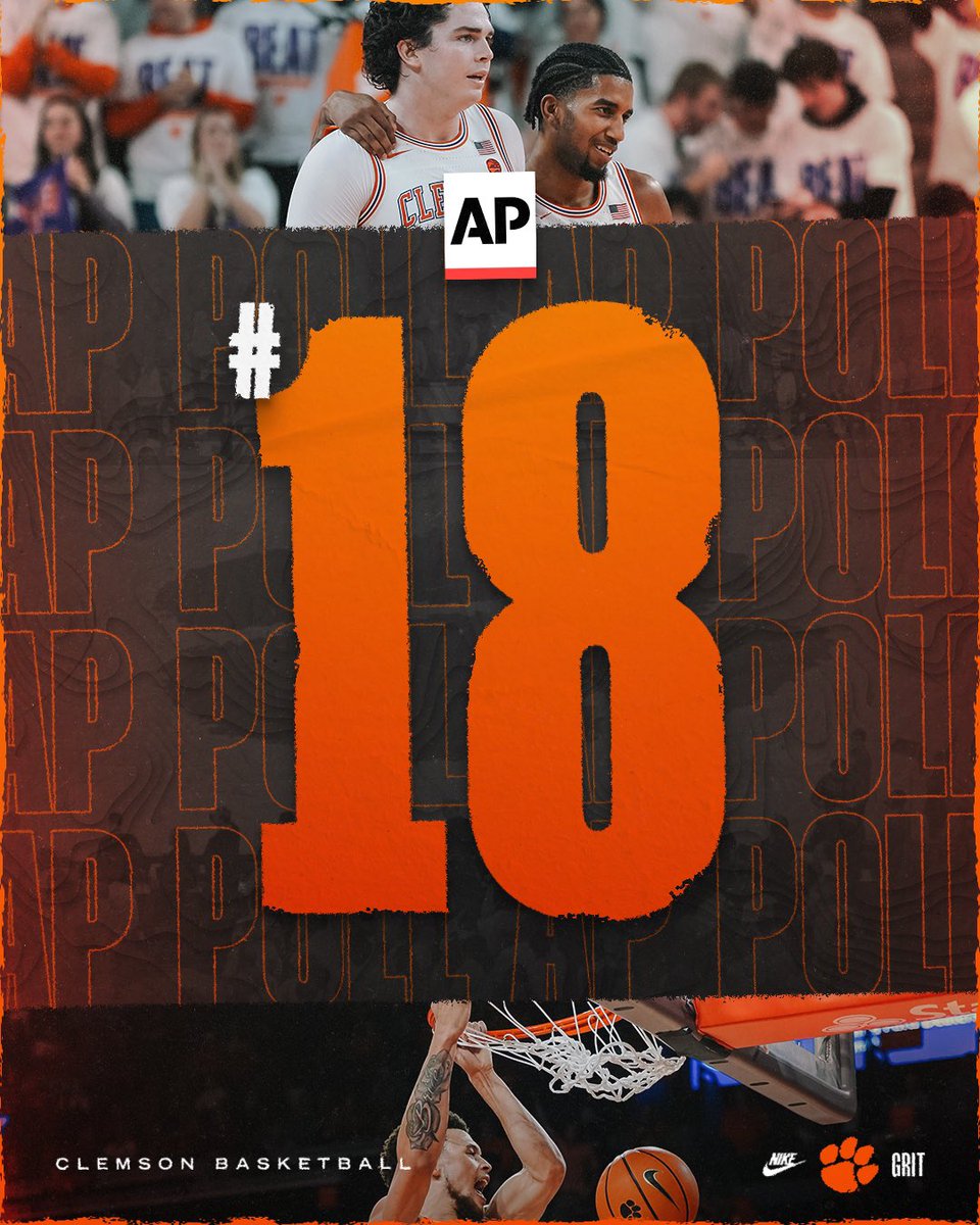No. 1️⃣8️⃣ 

#ClemsonGRIT