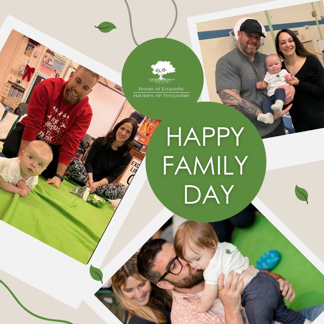 RootsofEmpathy's tweet photo. Family shapes the way we love, connect, and understand the world around us. On Family Day, we celebrate the moments—big and small—that remind us of the strength and warmth in our closest relationships 👨‍👩‍👧‍👦

Empathy begins here—in the parent-baby relationship, where it is caught, not taught, through everyday interactions.

#RootsofEmpathy #FamilyDay