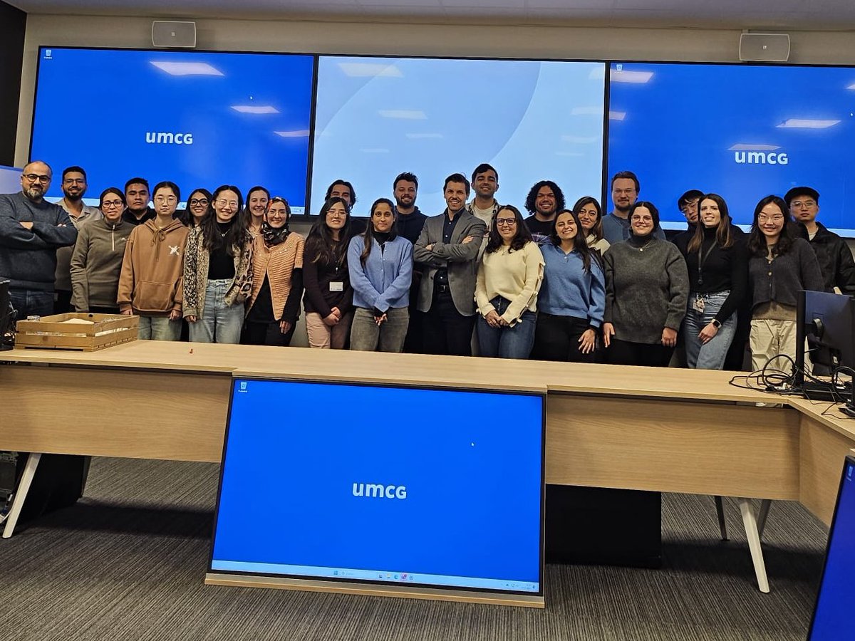 SantosLab_UMCG's tweet image. 🌟Santos' Lab in numbers-Feb.2025!🌟
➡️1 Asst. prof.
➡️17 PhD students (3 visiting)
➡️4 Postdocs (3 MSCA-PD fellows)
➡️3 Undergrads
An amazing and very talent research team for an impactful science - stay tuned! 🌟
Very proud of everbody!👏🙏🚀🔬
@BBT_UMCG_RUG @researchumcg
