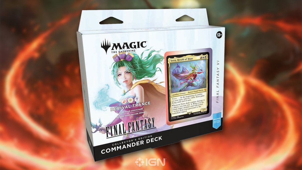 capitalolvidada's tweet photo. Además, el portal IGN ha revelado en exclusiva cómo serán los mazos de Commander de #MTGxFINALFANTASY,  tanto en sus versiones originales como coleccionistas. https://t.co/dhtQNJ7jvC