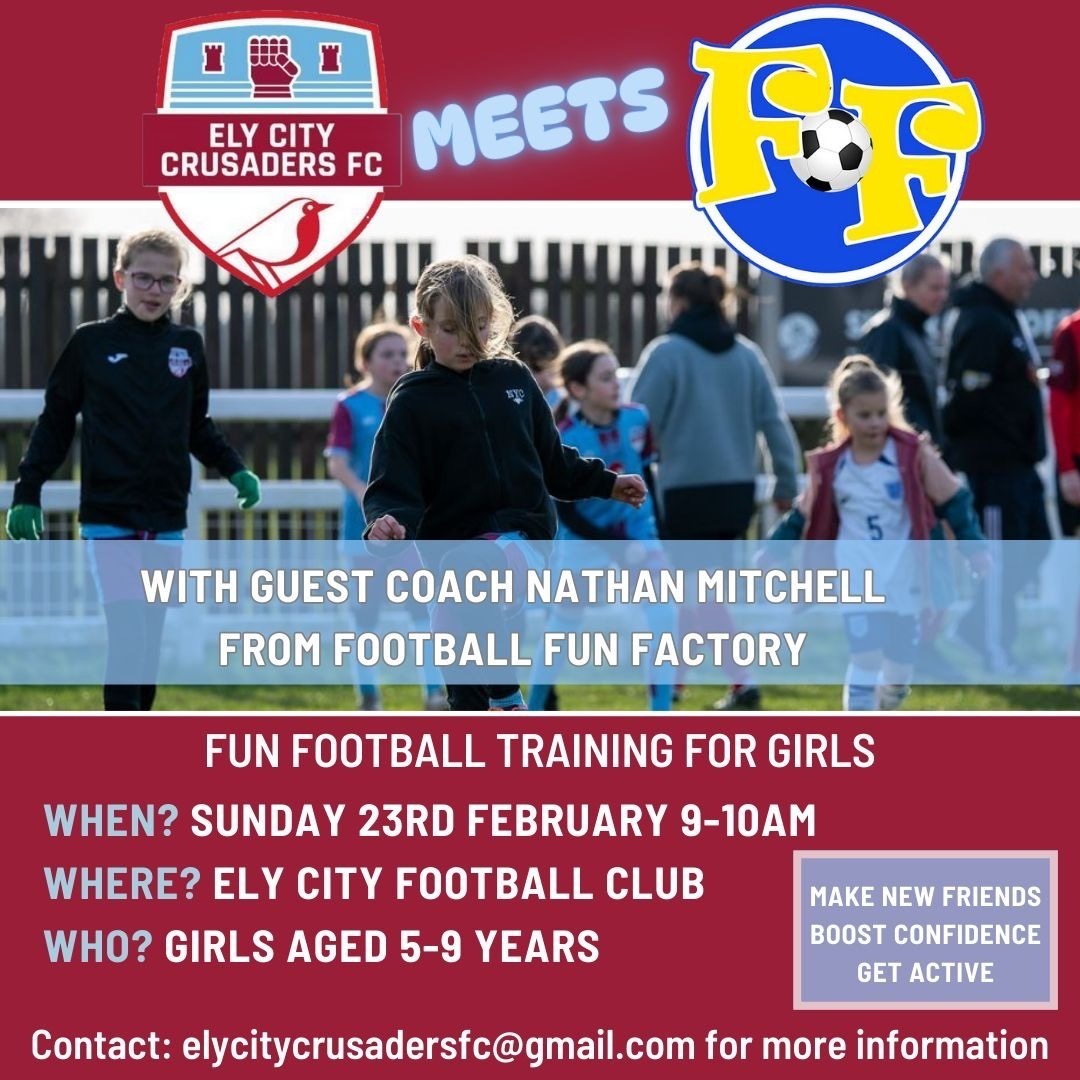 ⚽️🔵🟡 ECC X FFF

👀 Join us on Sunday 23rd February for an all girls training session with guest coach Nathan Mitchell (<a href="/NathanM_FFF/">Nathan Mitchell</a>)! It's a great way to make friends and get active. 

👇 Check out all the details below!