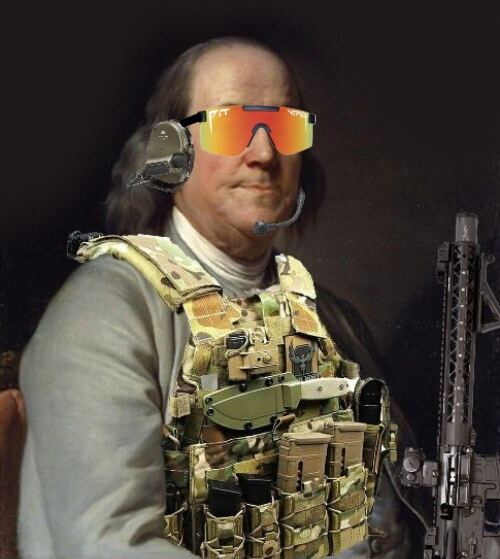 _JohnnyJones's tweet photo. "A fuckin sick Republic, if you retards don't screw it up." ~ Ben Franklin (probably) https://t.co/gdcNfIuKLf