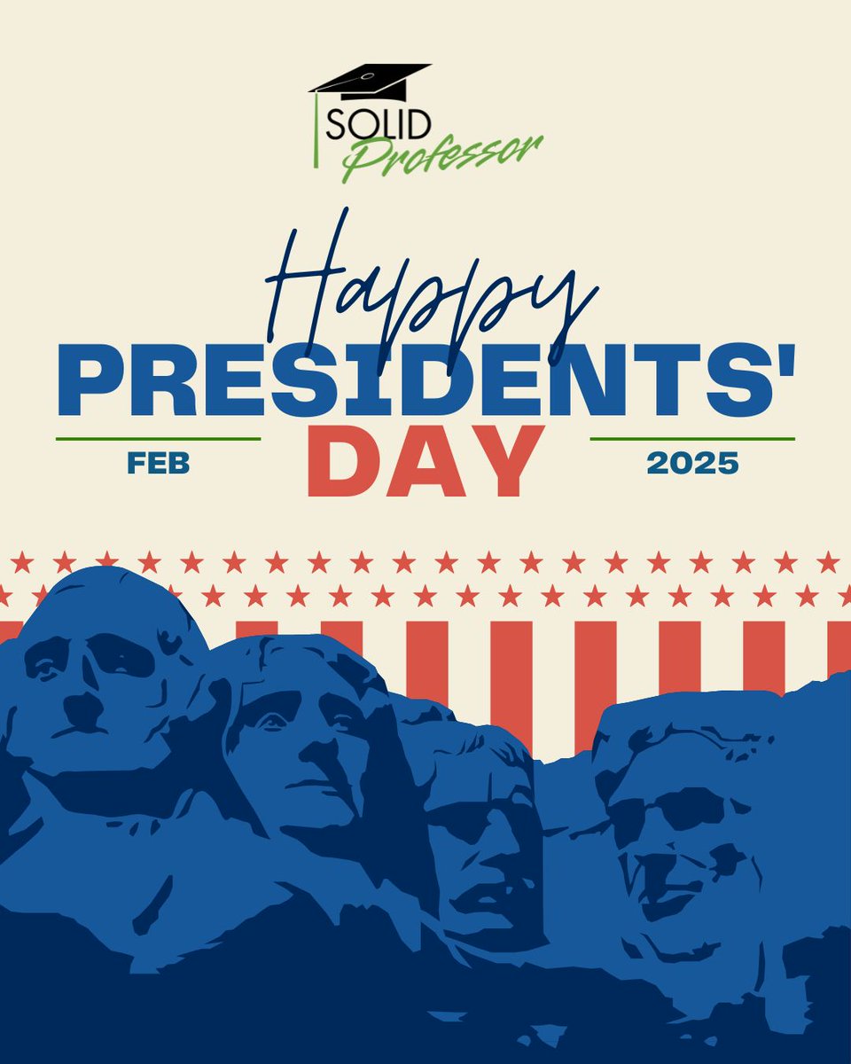 Honoring the leaders who shaped our nation and the innovators who drive it forward. 🇺🇸 Happy Presidents' Day from SolidProfessor! #PresidentsDay #InnovationInEducation